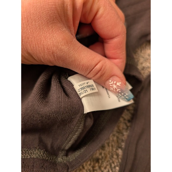 American Eagle Outfitters Gray Ribbed Crop Top - Picture 5 of 7